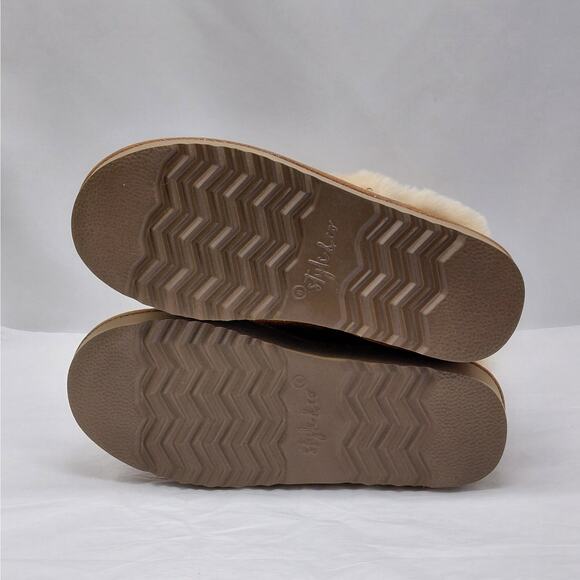 Style & Co Womens Ankle Boots Size 6 Tiny2 Chestnut Suede Faux Fur Shearling NIB - Picture 12 of 14